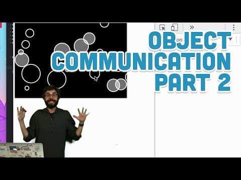 7.7: Object Communication Part 2 - p5.js Tutorial thumbnail