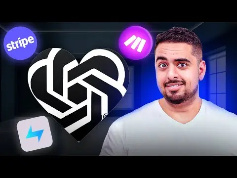 How I Built a Pay-to-Use Dating App with Bolt.new, ChatGPT, & Make.com (Stripe + Firestore) thumbnail