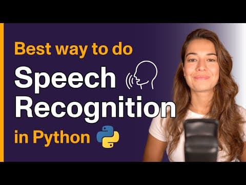 Unmatched Accuracy and Lightning Speed in Python for Speech Recognition thumbnail