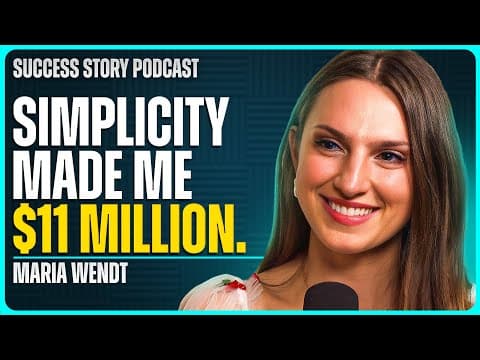 How to Make $650K/Month Working Less Than 2 Days | Maria Wendt - Business Coach to 100,000 Women thumbnail