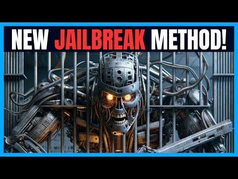NEW AI Jailbreak Method SHATTERS GPT4, Claude, Gemini, LLaMA thumbnail