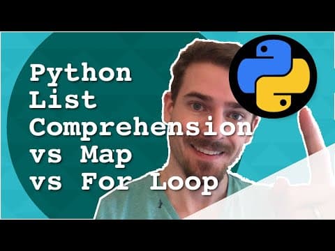 How to Map Functions in Python: For Loop, Map, or Comprehension? thumbnail