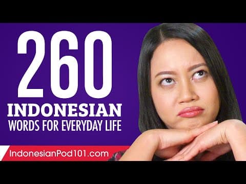 Apa Saja Kosakata Dasar Bahasa Indonesia? thumbnail