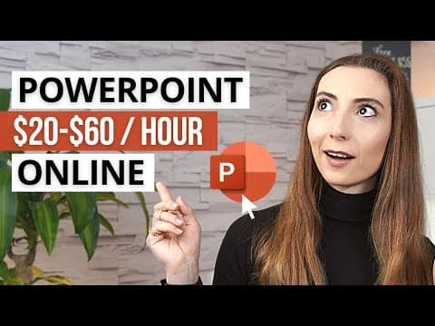 How to Make Money with PowerPoint Right Now - Work from Home incl. FREE Training thumbnail