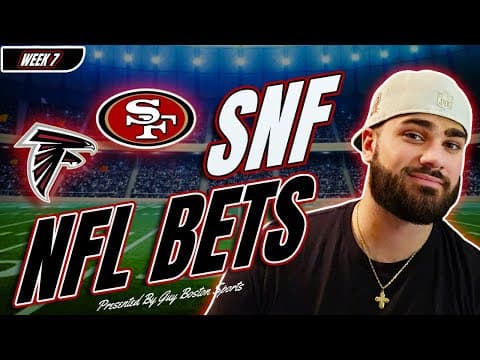 Falcons vs 49ers Sunday Night Football Picks | FREE NFL Bets, Predictions, and Player Props! thumbnail