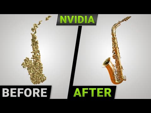 NVIDIA’s New AI Grows Objects Out Of Nothing! 🤖 thumbnail