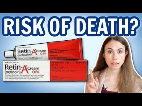 Tretinoin dangers? VA study explained 🤔 Dermatologist @DrDrayzday thumbnail