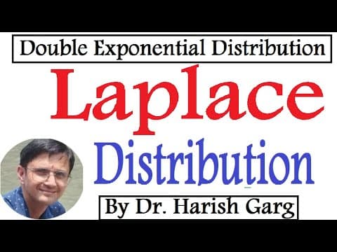 Laplace Distribution | Double Exponential Distribution thumbnail