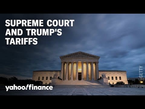 Supreme Court hears arguments on the legality of Trump's tariffs thumbnail