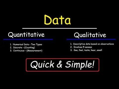 Qualitative and Quantitative thumbnail