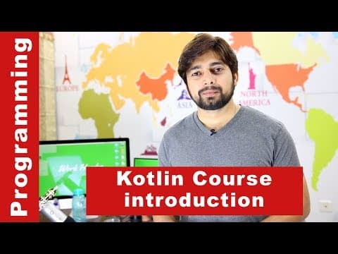 Kotlin course introduction - Complete Kotlin training with 2 Android Apps thumbnail