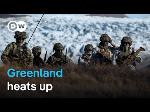 Trump threatens higher tariffs on opponents of Greenland plan | DW News thumbnail