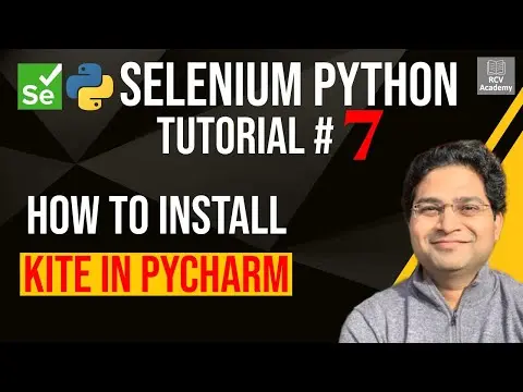 Selenium Python Tutorial #7 - How to Install Kite in Pycharm thumbnail