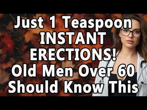 Men Over 60: Just 1 Spoon Every Morning To Boost Circulation "Down There" After 60 thumbnail