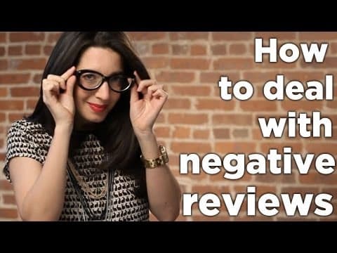 How to Deal with Negative Reviews thumbnail