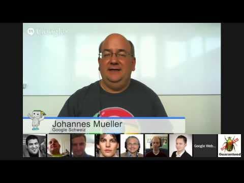 German / Google Webmaster Central Sprechstunden-Hangout auf Deutsch thumbnail