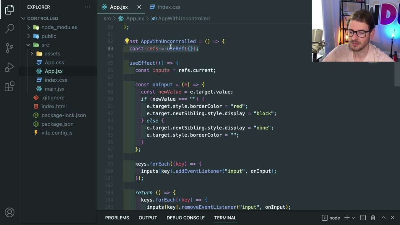 YouTube video player