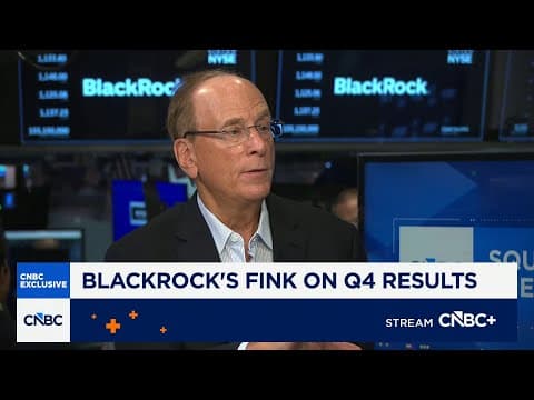 BlackRock CEO Larry Fink: We're too focused on monetary policy and not enough on fiscal discipline thumbnail
