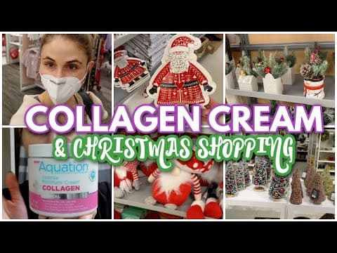 Vlog: New COLLAGEN CREAM & CHRISTMAS DECOR SHOPPING | Dr Dray thumbnail