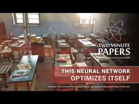 This Neural Network Optimizes Itself | Two Minute Papers #212 thumbnail