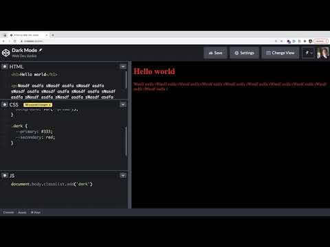 How to Create a Dark Mode Toggle in JavaScript thumbnail