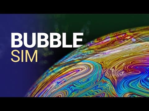 Soap Bubble Simulations Are Now Possible! 🧼 thumbnail