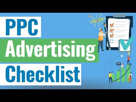 PPC Advertising Checklist - 6 Vital Aspects of Successful Pay-Per-Click Advertising Campaigns thumbnail