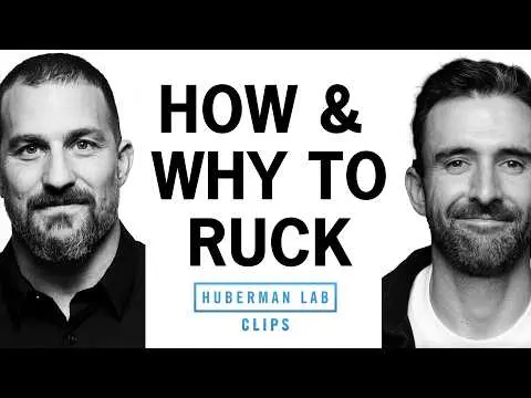 How & Why to Ruck for Weight Loss & Strength | Michael Easter & Dr. Andrew Huberman thumbnail