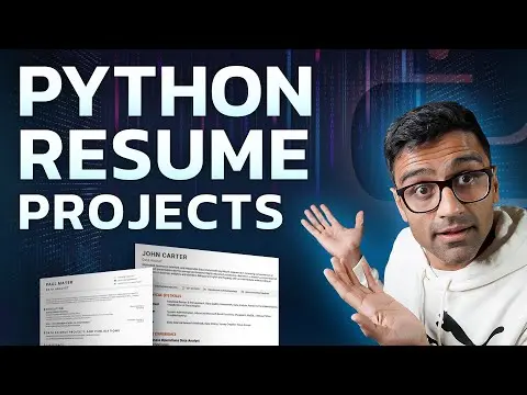 5 Unique Python Project Ideas for Your Resume | Python Projects for Beginners to Advanced thumbnail