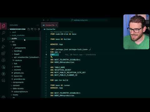 How to self host a Next.js application (with Dockerfile overview) thumbnail