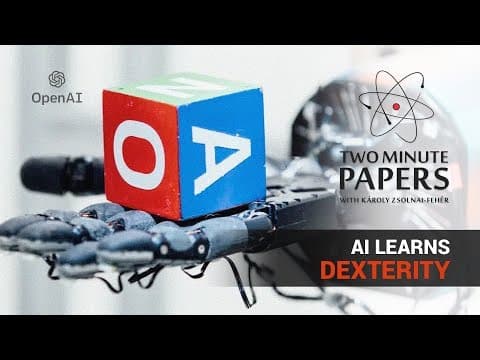 OpenAI - Learning Dexterous In-Hand Manipulation thumbnail