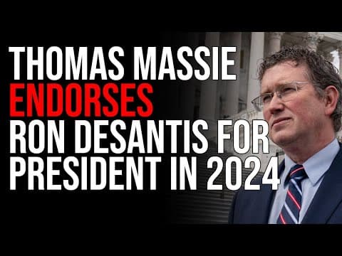 Why Thomas Massey Backs Ron DeSantis for 2024 thumbnail