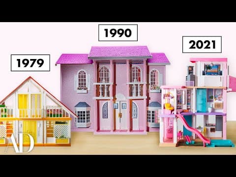 Design Expert Breaks Down Barbie Dreamhouse Evolution (1962-Now) | Architectural Digest thumbnail
