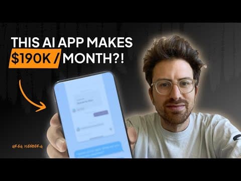 How this viral AI App is making $190,000/month thumbnail