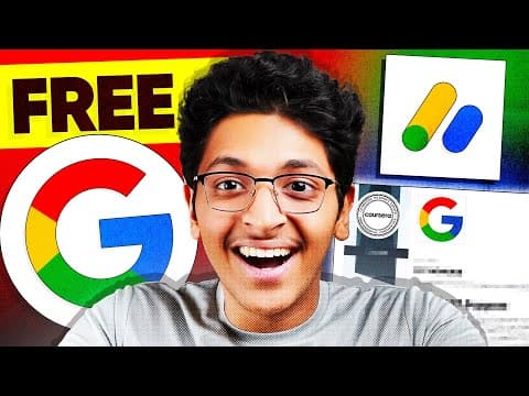 Google JUST Launched a FREE Digital Marketing Certificate Course 🔥 | Ishan Sharma thumbnail