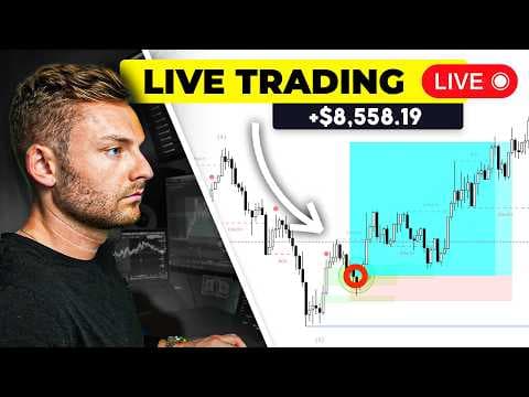 Live Day Trading Making $8,558 (I HAD A GREAT SESSION) thumbnail