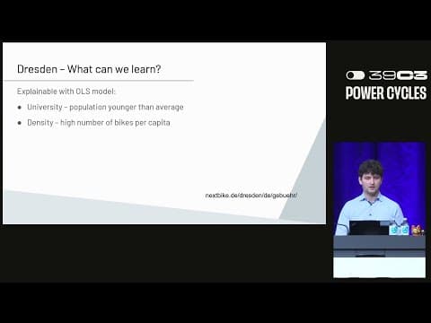 39C3 - What Makes Bike-Sharing Work? Insights from 43 Million Kilometers of European Cycling Data thumbnail