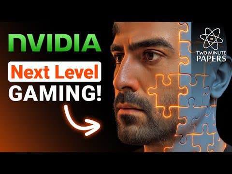 NVIDIA’s New AI: Next Level Games Are Coming! thumbnail