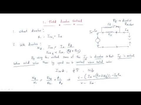 Speed Control Of DC Motor | Flux or field control - 2 | DC machines | Lec-58 thumbnail