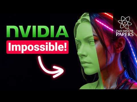 NVIDIA’s New AI: Impossible Video Game Animations! thumbnail