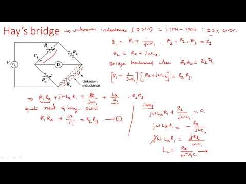 Hay's bridge | Circuit | Electrical Instruments ( EIM ) | Lec - 49 thumbnail