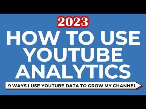 How to Use YouTube Analytics to Grow Your Channel thumbnail