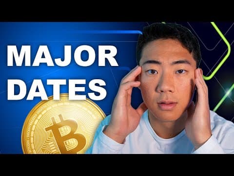 MAJOR CRYPTO DATES YOU NEED TO KNOW thumbnail