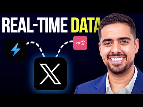 This AI Agent INSTANTLY Pulls Real-Time Insights from X (Bolt + n8n Setup) thumbnail