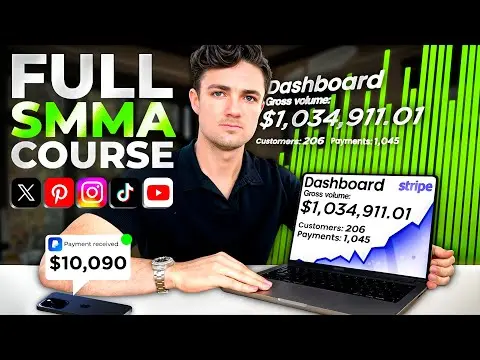 How To Start a Social Media Marketing Agency (SMMA) - Free Course thumbnail
