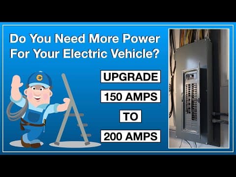 Panel Upgrade from 150A to 200A + A New Electric Vehicle Charging NEMA 14-50 Receptacle and Circuit thumbnail