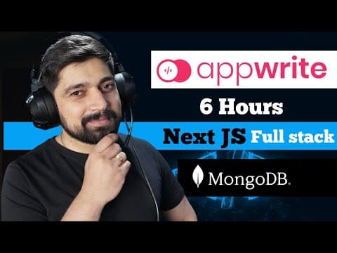 Fullstack nextjs course with mongodb and appwrite thumbnail