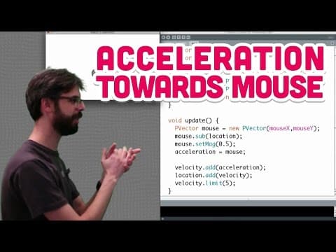 How to Make an Object Follow the Mouse in Processing thumbnail