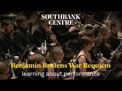 Benjamin Britten's War Requiem | Learning About Performance thumbnail