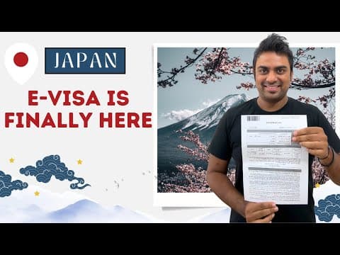 How to Apply Japan E-Visa for Indians || Japan E-Visa is Finally Here thumbnail